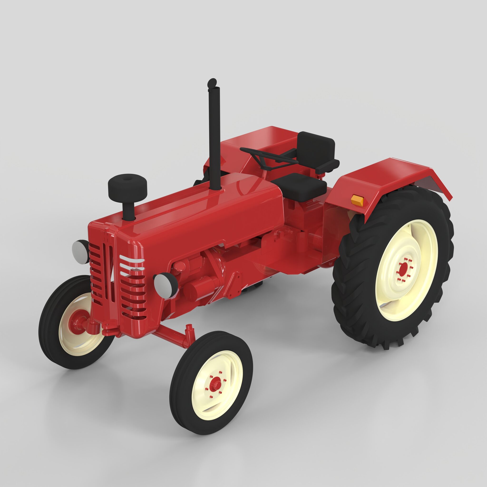Tractor Toy 3D Model