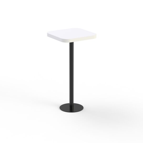 High Square Metal Stand Table 01 3D Model