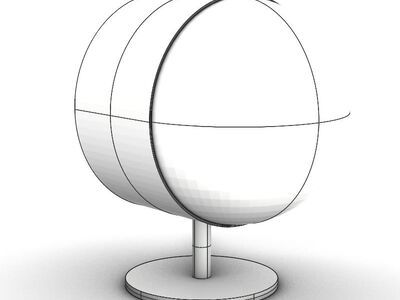 Vitra Night Desk Clock sv