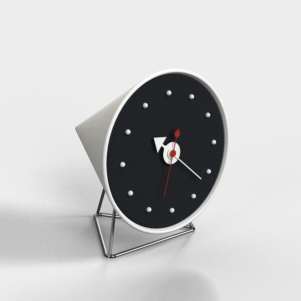 Vitra Cone Desk Clock 3D model — studio render