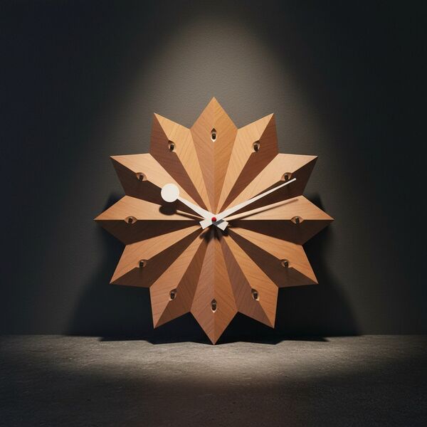 Nelson Fan Clock 3D Model