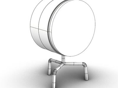 Vitra Tripod Desk Clock sv