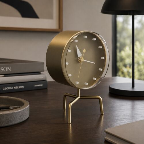 Tripod Desk Clock 3D Model