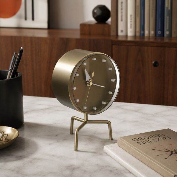 Vitra Tripod Desk Clock 3D model — studio render