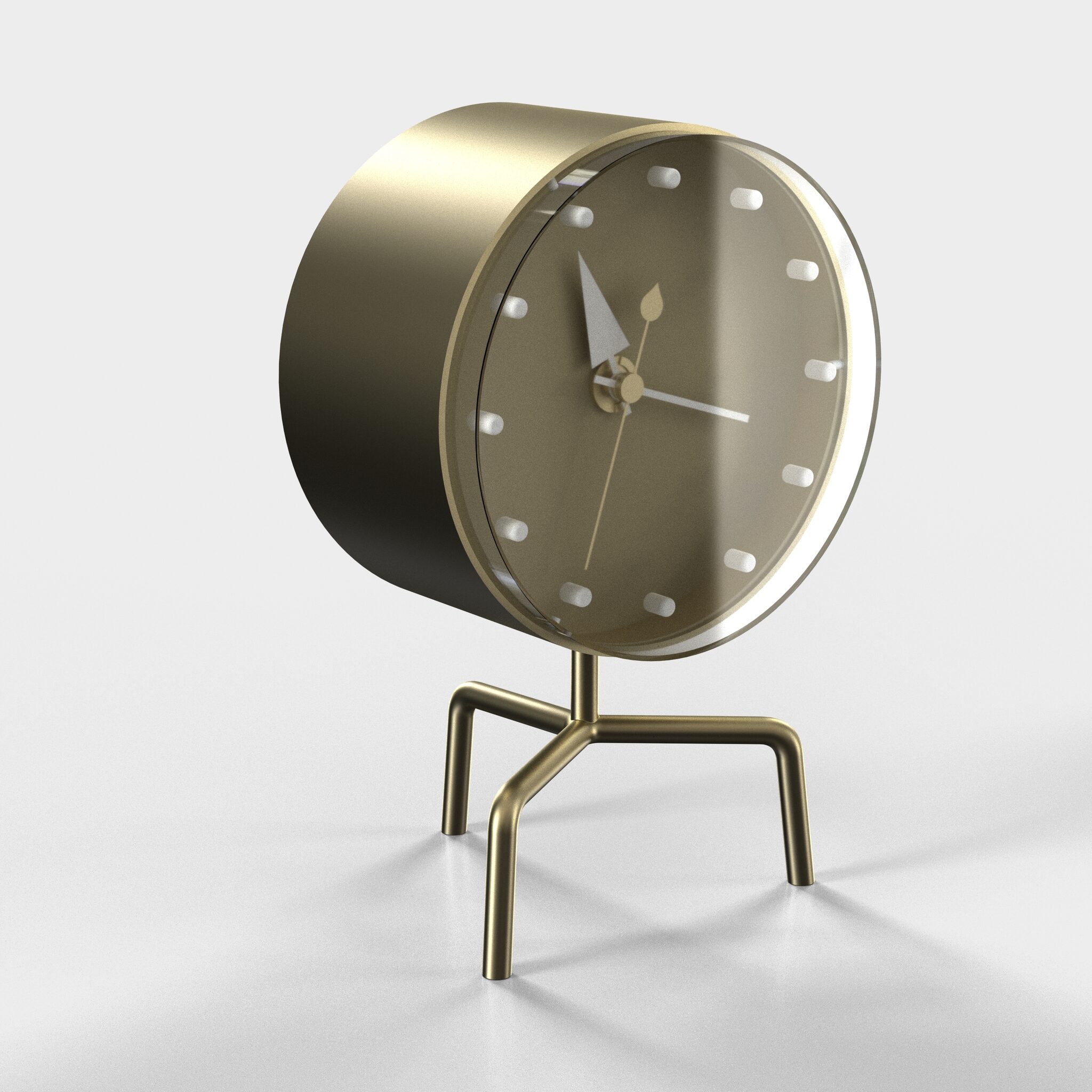 Tripod Desk Clock 3D Model