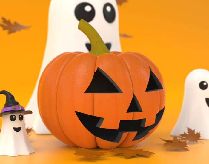 Set Basic Halloween 1 3D Model
