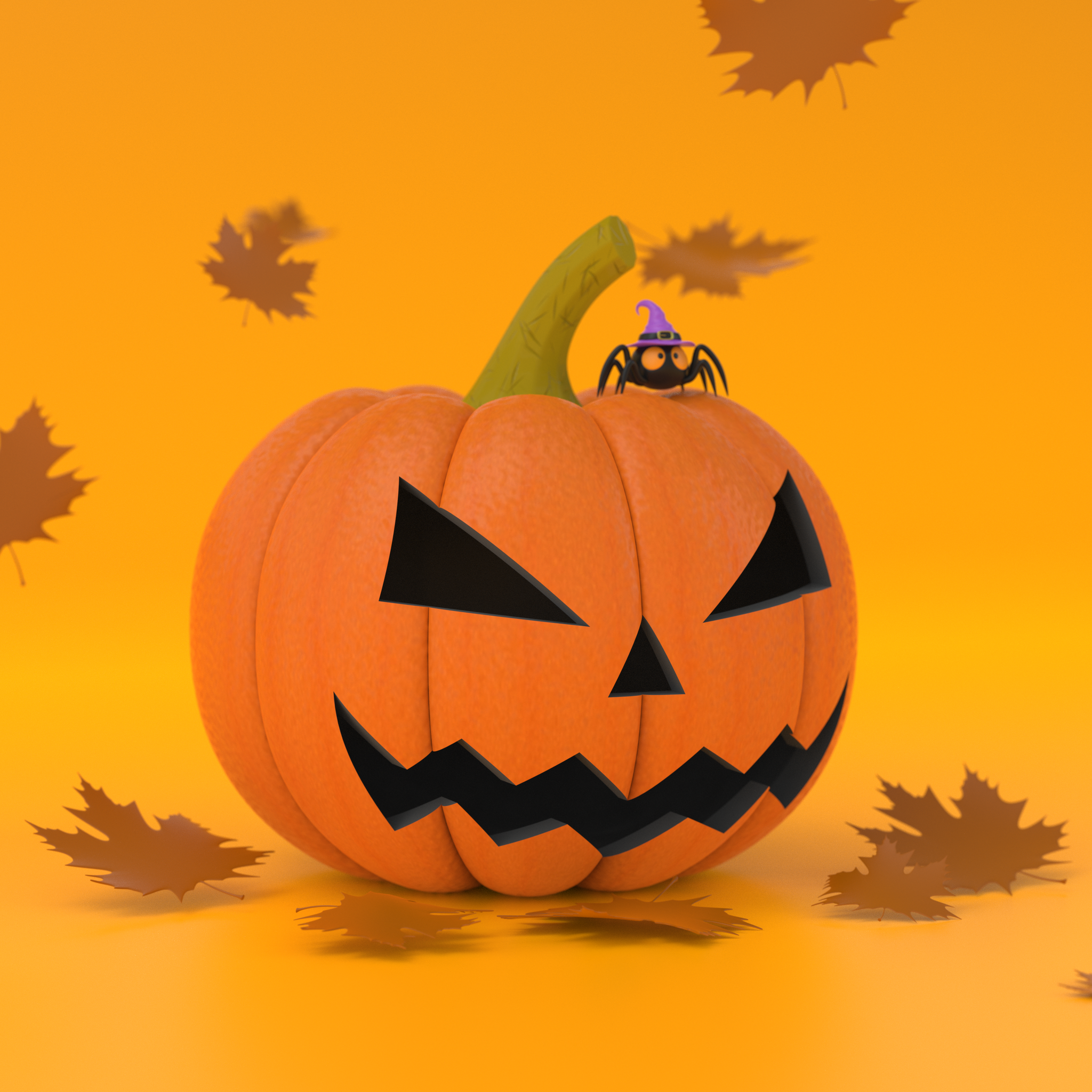 Set Basic Halloween 3 3D Model