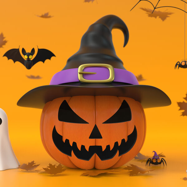 Set Pro Halloween 3D Model - studio render with materials and textures