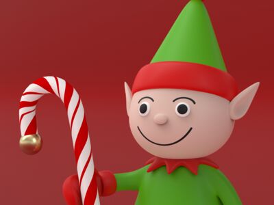 Santa Claus 3D Model - view 1517, 3DModel Unity