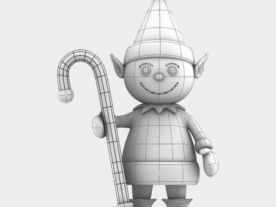 Santa Claus 3D Model - view 1516, 3DModel Unity