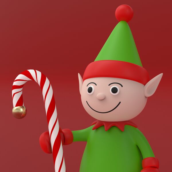 Santa Claus 3D Model - view 1517, 3DModel Unity