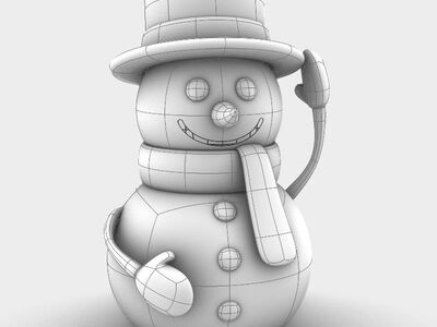 Santa Claus 3D Model - view 1533, 3DModel Unity