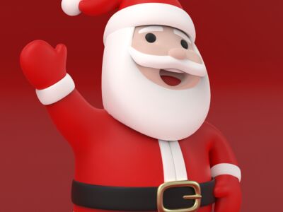 Santa Claus 3D Model - view 1536, 3DModel Unity