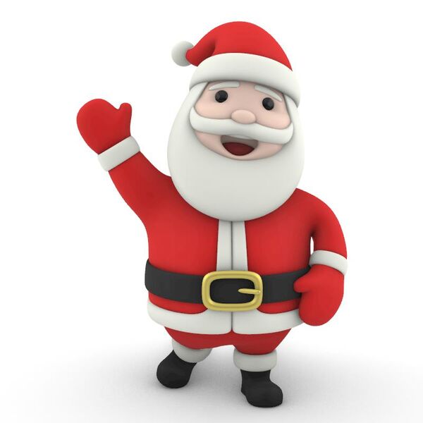 Santa Claus 3D Model - view 1539, 3DModel Unity