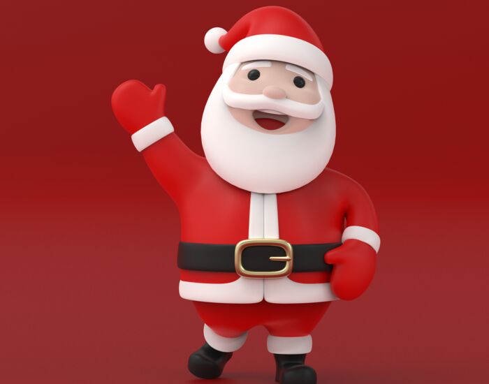 Santa Claus 3D Model