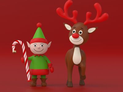 Set Xmas 2 3D Model