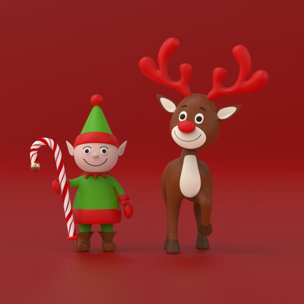 Set Xmas 2 3D Model