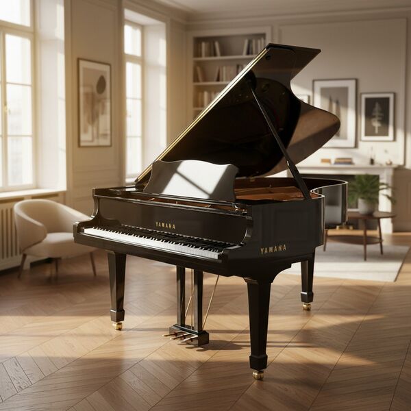 Yamaha Yamaha Grand Piano 3D model — styled interior scene