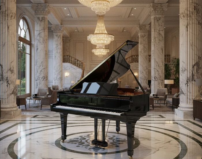 Yamaha Grand Piano 3D Model