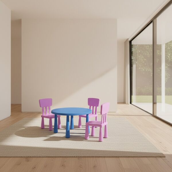 Ikea Mammut 3D model — styled interior scene