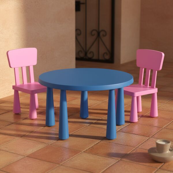 Ikea Mammut 3D model — styled interior scene