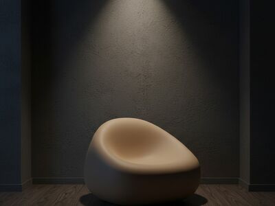 Plust Gumball Armchair 3d Model Dark Luxury Interior