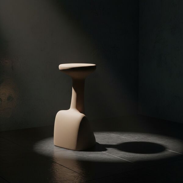 Plust Armillaria Stool 3D model — styled interior scene