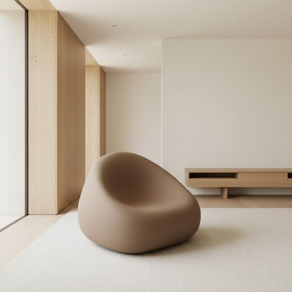 Plust Gumball Armchair 3D model — styled interior scene