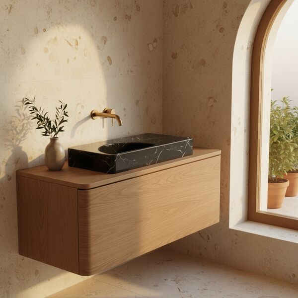 Alice Ceramica  Lunaris Washbasin 101 3D model — studio render