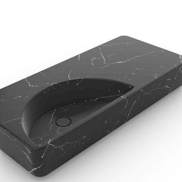 Alice Ceramica  Lunaris Washbasin 101 3D model — studio render