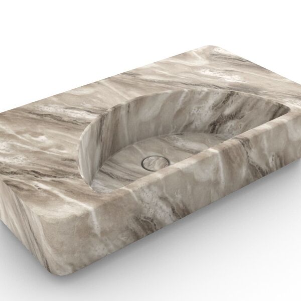 Alice Ceramica  Lunaris Washbasin 81 3D model — studio render