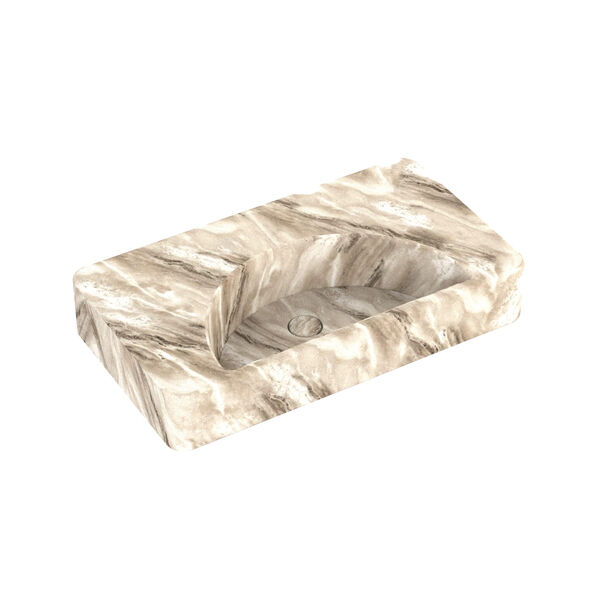Alice Ceramica  Lunaris Washbasin 81 3D model — studio render