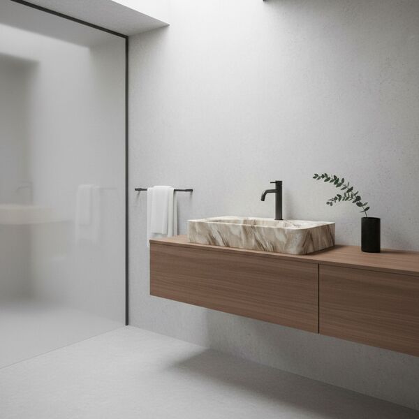 Alice Ceramica  Lunaris Washbasin 81 3D model — studio render