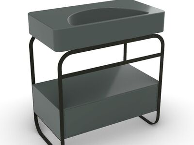 Alice Lunaris Structure 81 Drawer compact bathroom furniture Rhino NURBS 3D model