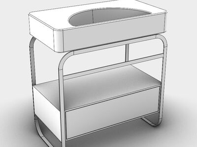 Alice Lunaris Structure 81 Drawer Rhino NURBS CAD geometry view