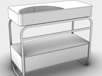 Alice Lunaris Structure 101 Drawer Rhino NURBS CAD geometry view