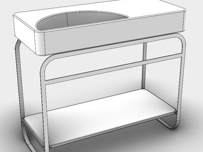 Lunaris Structure 121 Top 3D Model - view 1633, Alice Ceramica