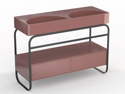 Alice Lunaris Structure 121 Drawer 3D model built in Rhino with precise NURBS geometry