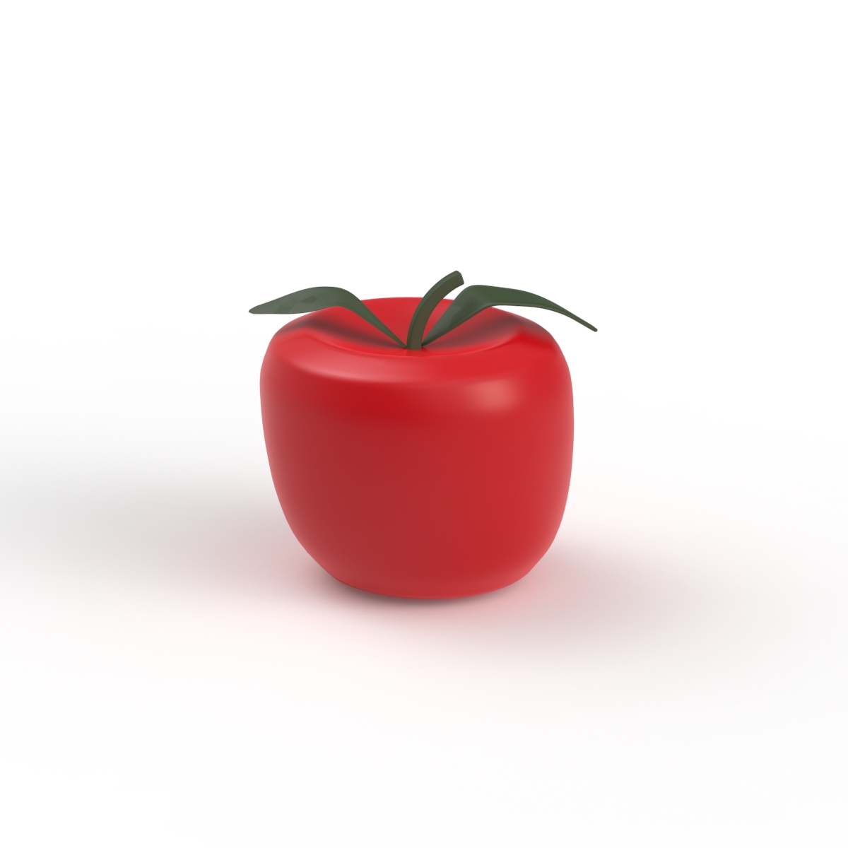 Red Tomato 02 3D Model