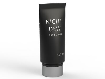 Cream Black Label 100ml Tube 02 3D Model