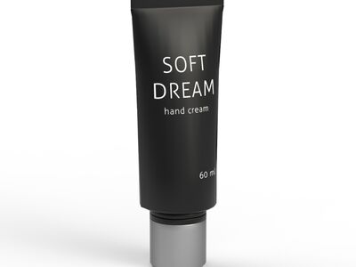 Cream Black Label 60ml Tube 01 3D Model