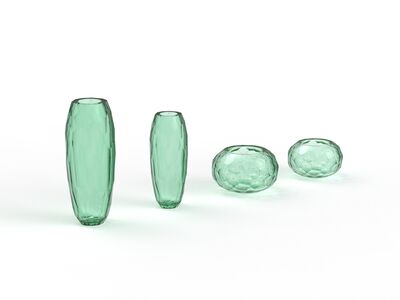Battuti Collection Vases 3D Model