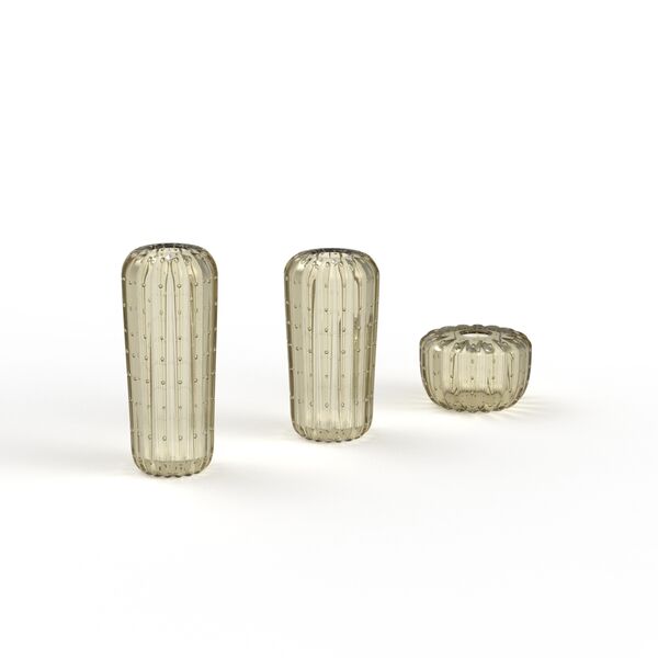 Cactus Collection Vases 3D Model