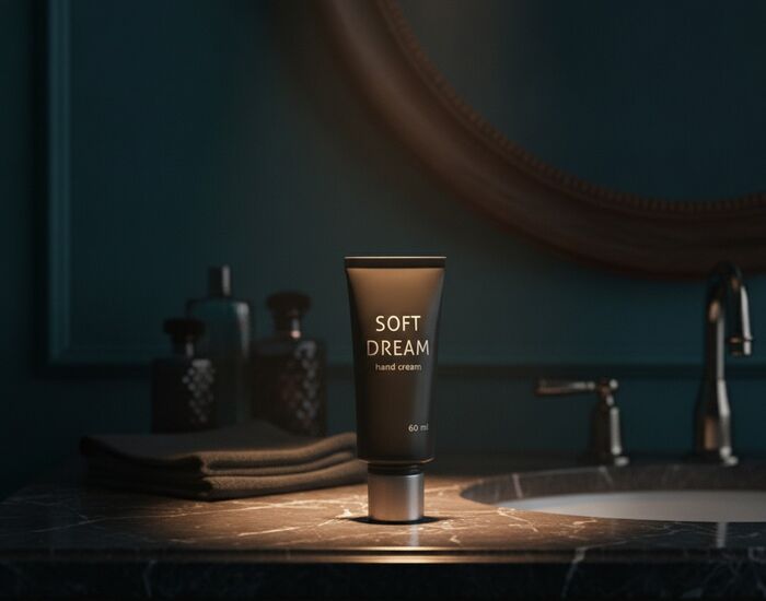 Cream Black Label 60ml Tube 01 3D Model
