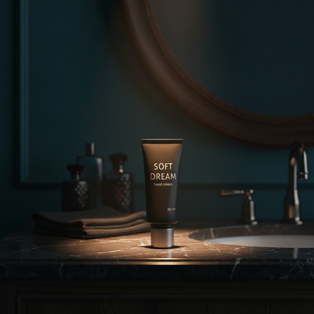 Cream Black Label 60ml Tube 01 3D Model