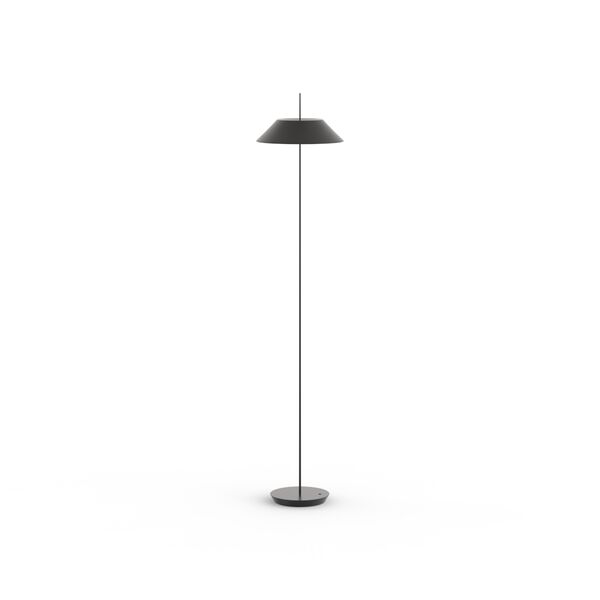 Floor Round Metal Black Lamp 04 3D Model