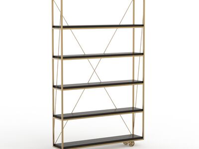 Metal Frame Library 01 3D Model