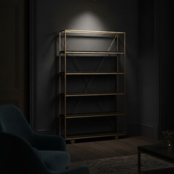 Metal Frame Library 01 - interior view 2