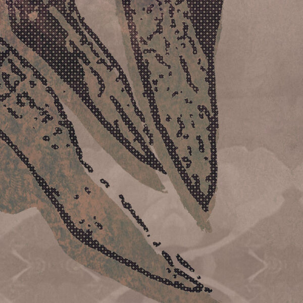 WallZad Paperwall Blom 3D model — clay shaded view