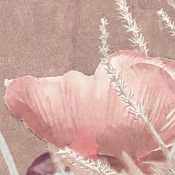 WallZad Paperwall Shabby Poppy 3D model — clay shaded view